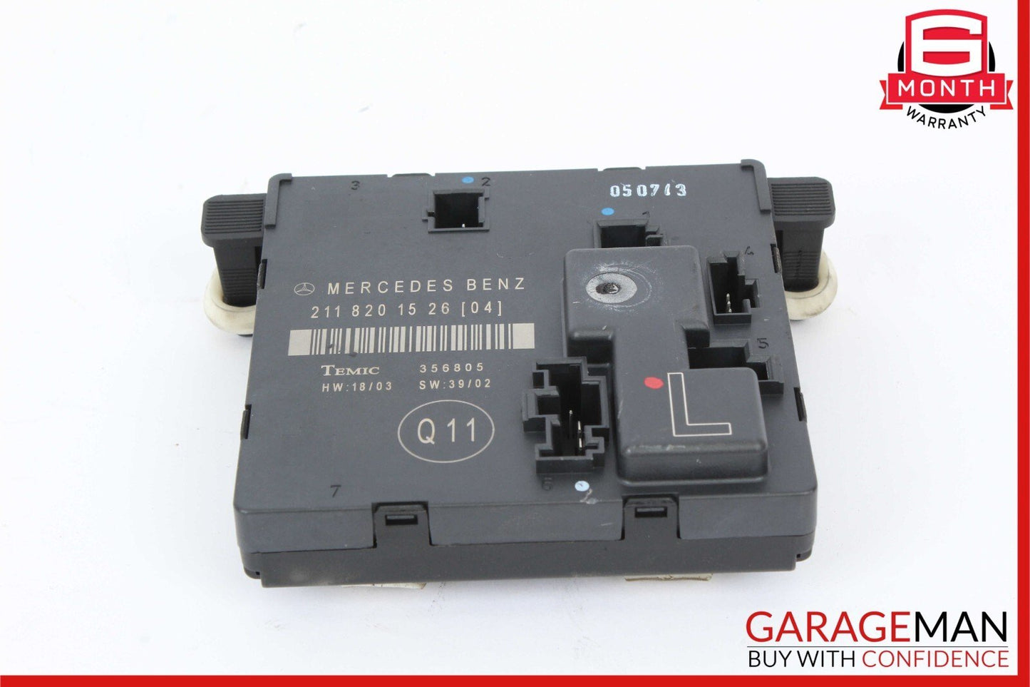 03-06 Mercedes W211 E320 E350 E500 Rear Left Door Control Module 2118201526 OEM