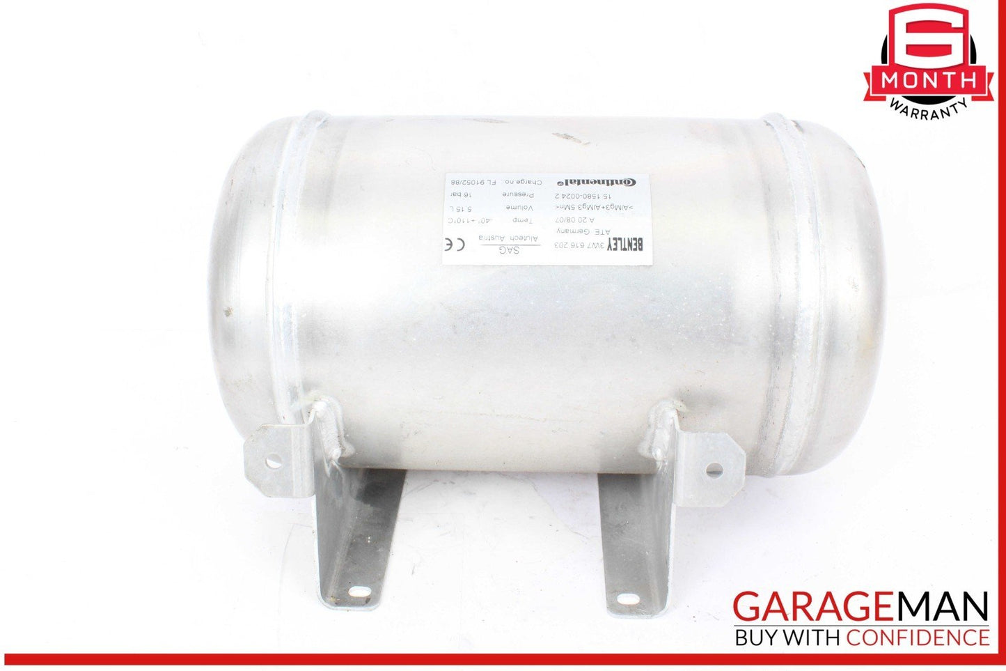 07-12 Bentley Continental GTC Air Ride Suspension Reservoir Tank 3W7616203 OEM