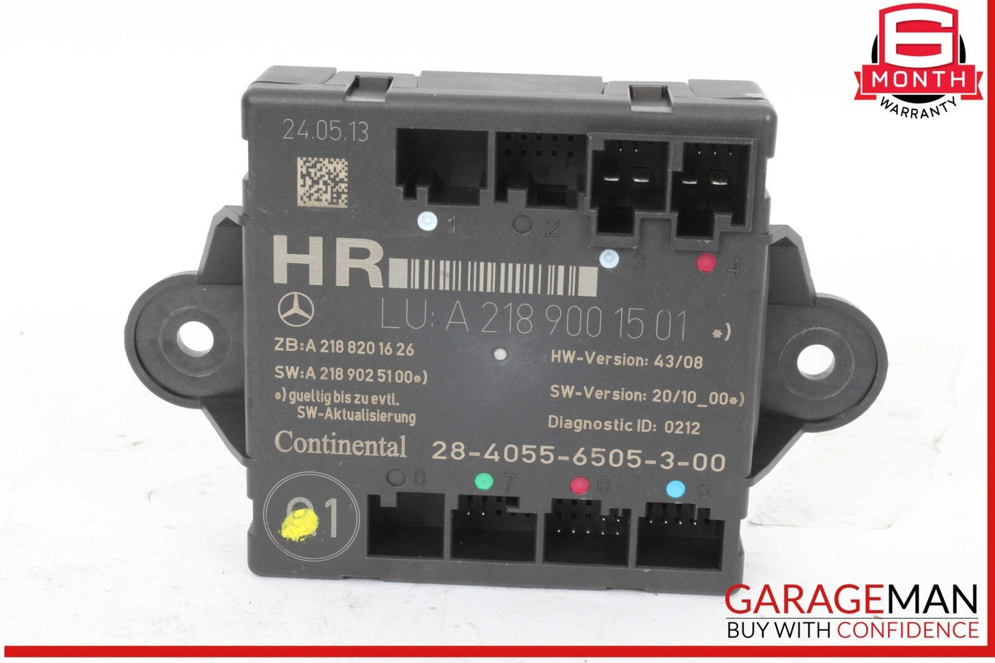 08-18 Mercedes W204 C250 C300 E250 CLS500 Rear Right Door Control Module Unit