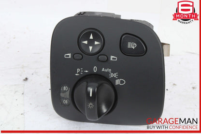 01-09 Mercedes W203 C230 Headlight Headlamp Control Switch Black 2035450904 OEM