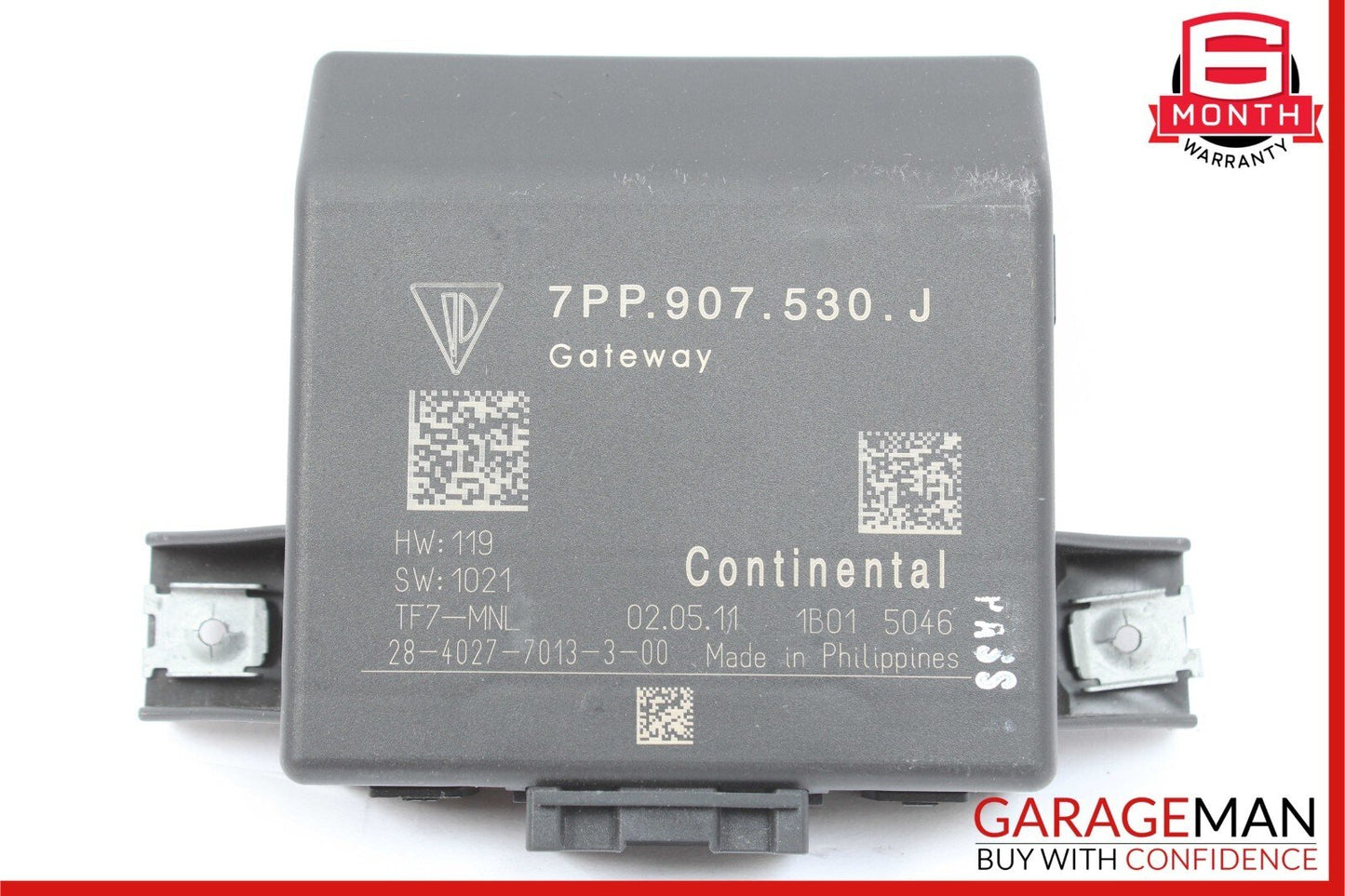 11-17 Porsche Cayenne 958 Center Console Gateway Control Module Unit