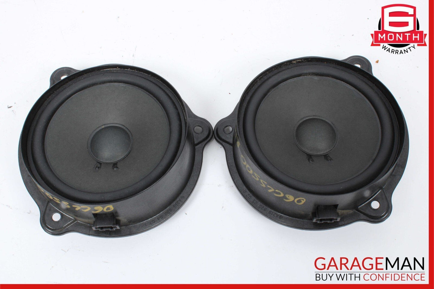 06-11 Mercedes W219 CLS500 Right & Left Side Door Sound Audio Speakers Set of 2
