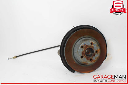 08-17 Mercedes W207 E350 C300 Rear Left Side Spindle Knuckle Hub w/ Rotor Disc