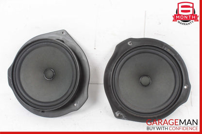 08-14 Mercedes W204 C250 Front Right & Left Door Sound Speakers Set of 2 OEM