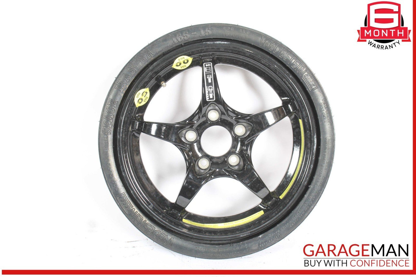 97-04 Mercedes R170 SLK320 SLK230 Donut Spare Tire Wheel Rim 165 4.5x15" OEM