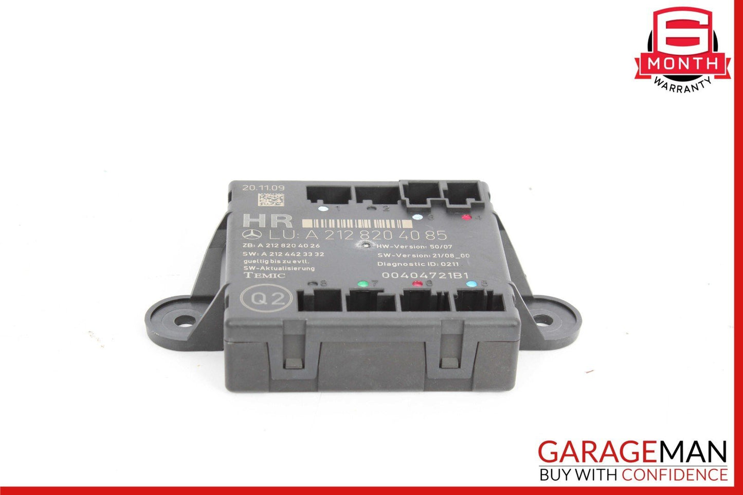 08-18 Mercedes W212 E350 C350 C300 Rear Right Side Door Control Module Unit OEM