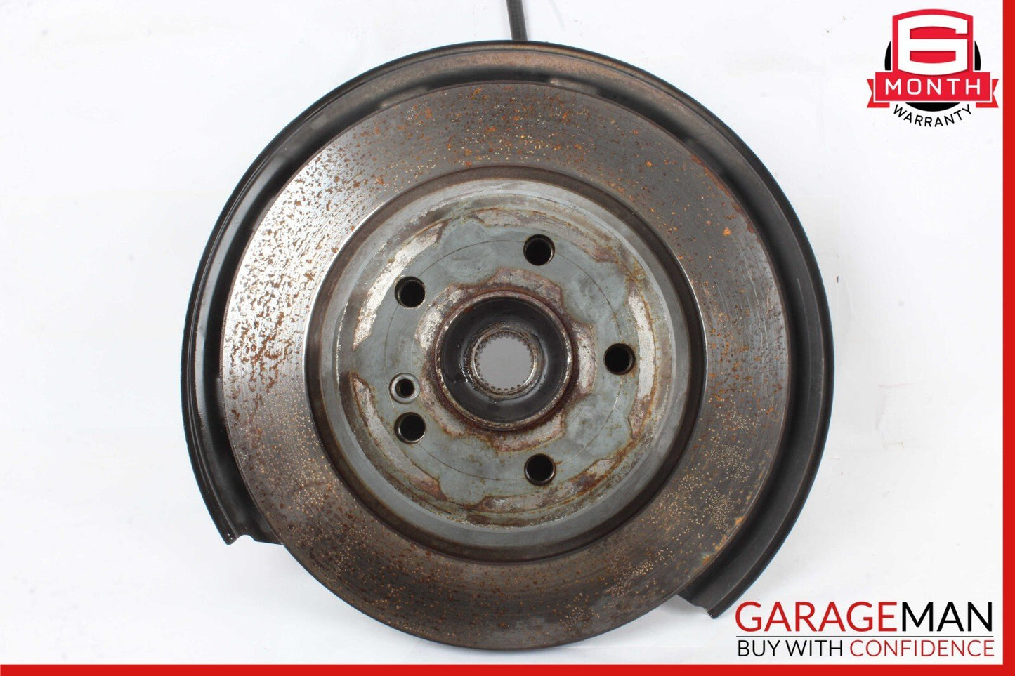 08-14 Mercedes W212 E350 Rear Right Side Spindle Knuckle Hub Bearing Brake Rotor