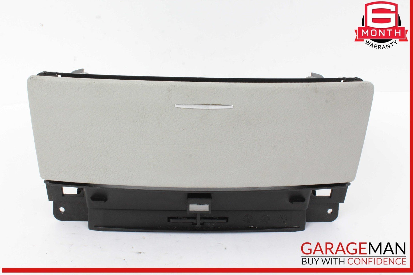 07-13 Mercedes W221 S550 Center Console Dashboard CD Player Trim Cover Gray OEM