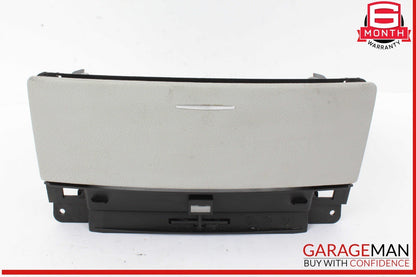 07-13 Mercedes W221 S550 Center Console Dashboard CD Player Trim Cover Gray OEM