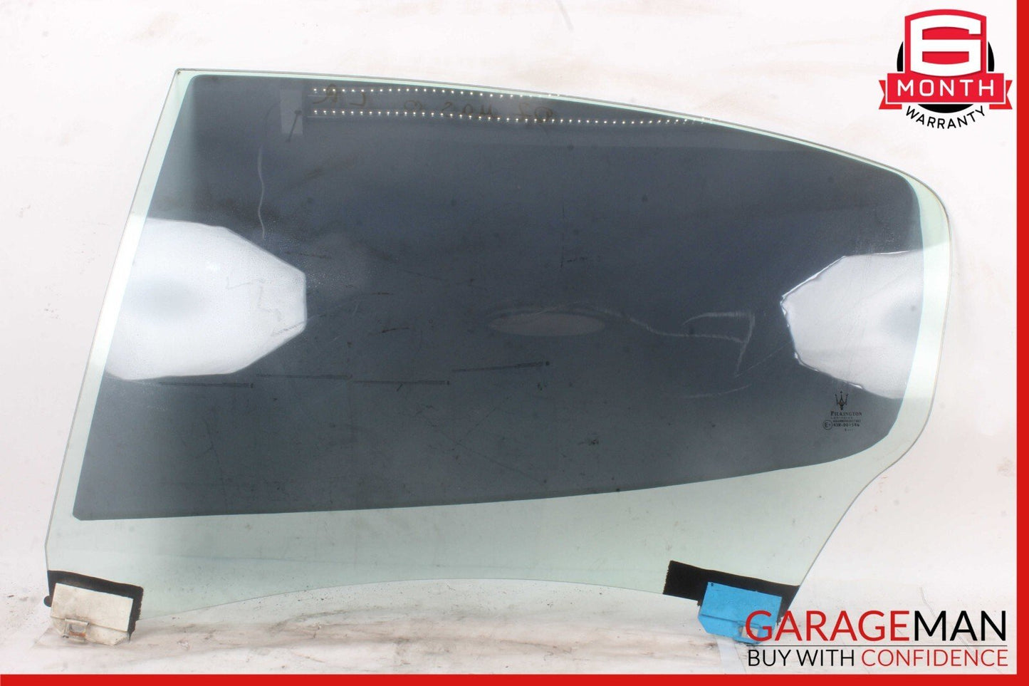 03-13 Maserati Quattroporte M139 Rear Left Side Door Window Glass OEM