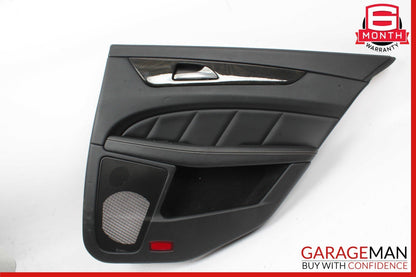 12-14 Mercedes W218 CLS550 Rear Right Passenger Side Interior Door Panel Black