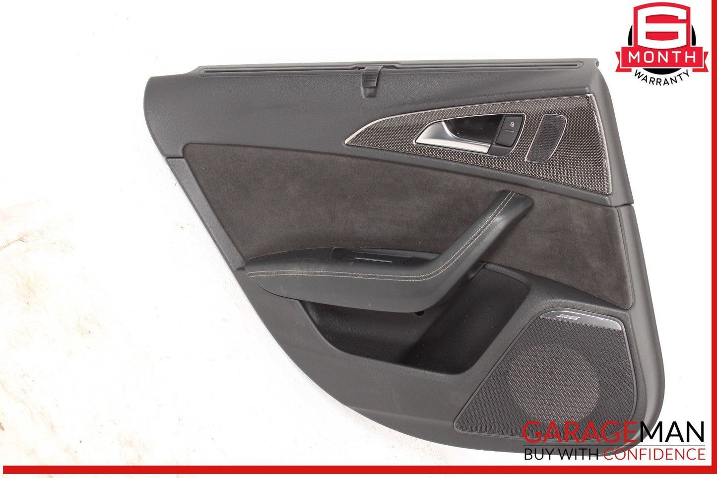 13-18 Audi S6 Rear Left Driver Side Interior Door Panel Trim Cover OEM