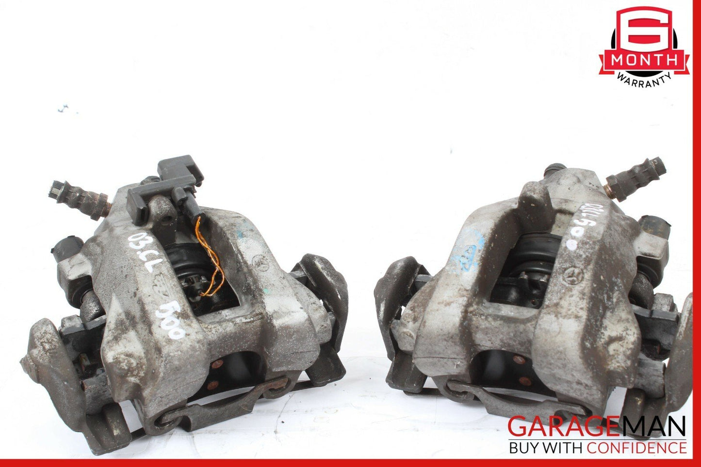 03-06 Mercedes W215 CL500 Rear Left & Right Side Brembo Brake Calipers Set OEM