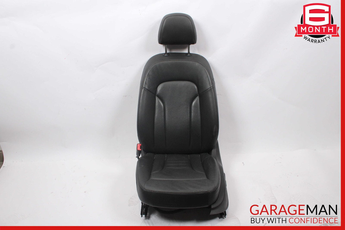 09-17 Audi Q5 Front Left Complete Seat Cushion Assembly Black OEM