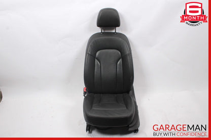 09-17 Audi Q5 Front Left Complete Seat Cushion Assembly Black OEM