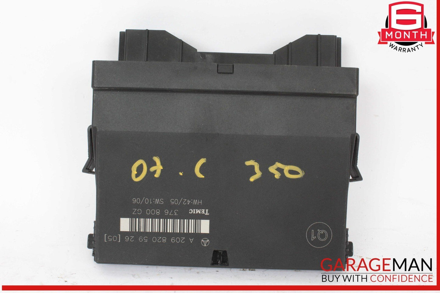 03-09 Mercedes R171 SLK350 CLK55 AMG CLK320 Rear Temic Control Module Unit OEM