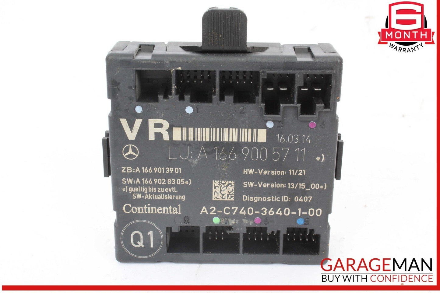 12-20 Mercedes W117 CLA45 AMG CLA250 ML350 Front Right Side Door Control Module