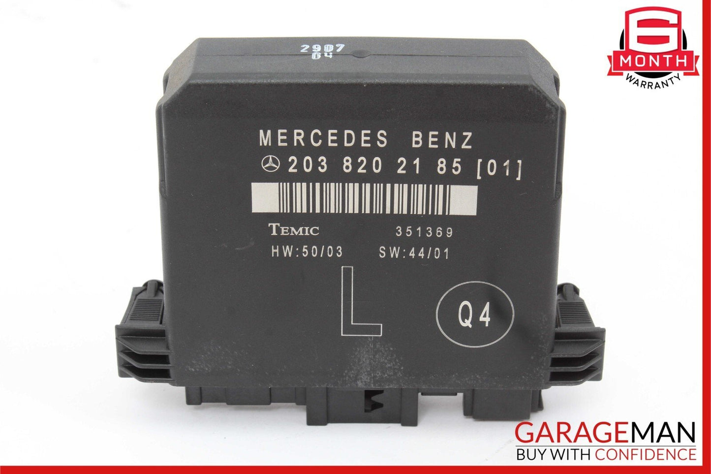 01-07 Mercedes W203 C230 C320 Rear Left Side Door Computer Control Module A95