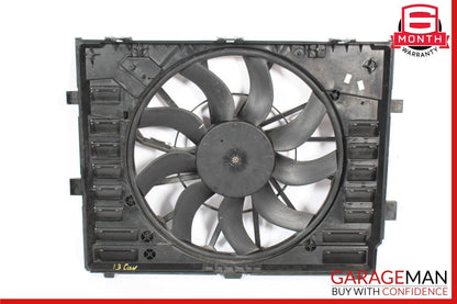 11-18 Porsche Cayenne 958 Engine Cooling Fan Motor Shroud Assembly OEM