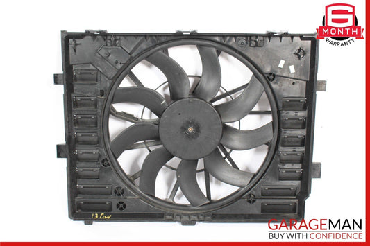 11-18 Porsche Cayenne 958 Engine Cooling Fan Motor Shroud Assembly OEM