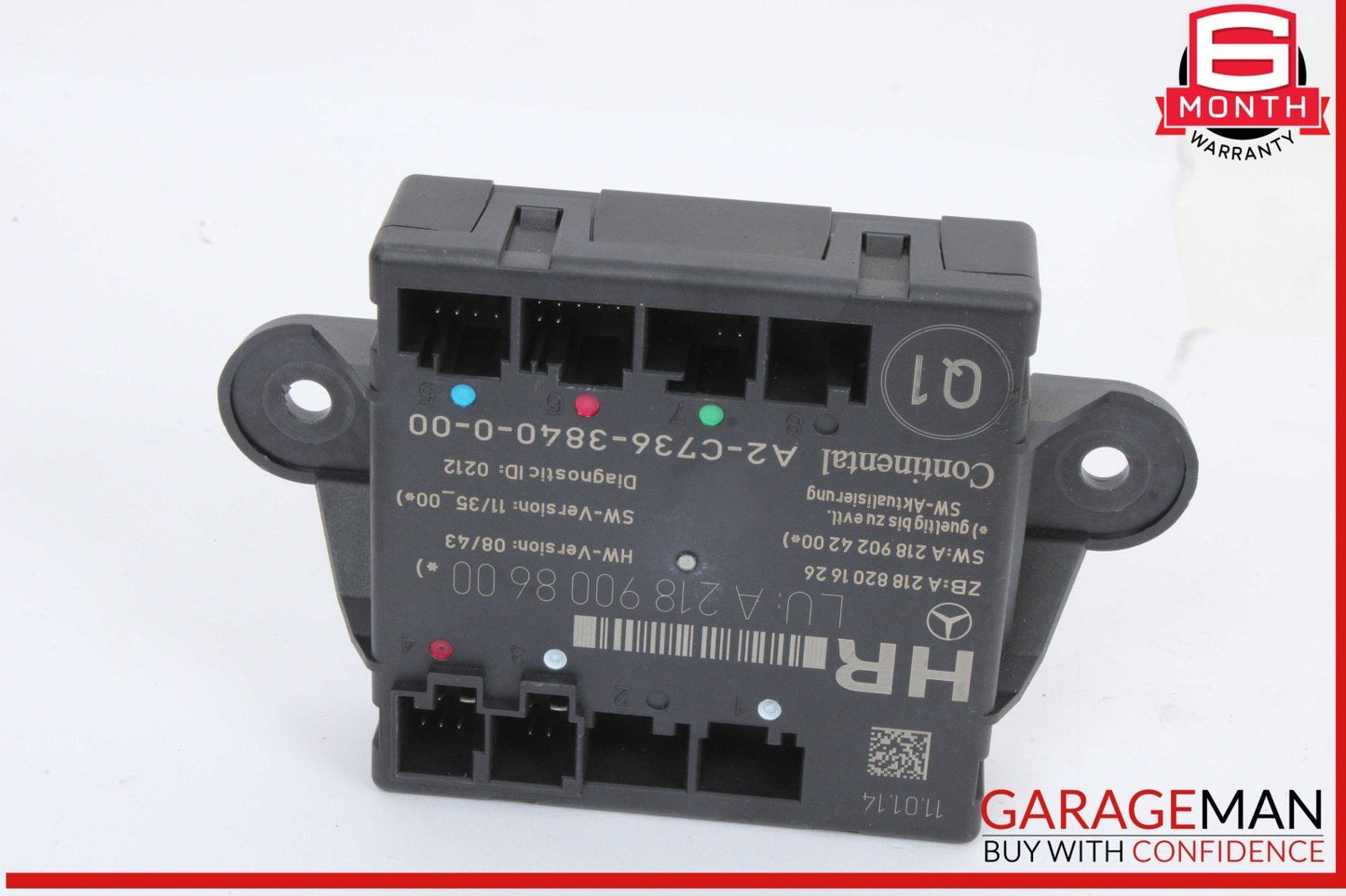 08-18 Mercedes W212 E350 4MATIC Rear Right Side Door Control Module Unit OEM