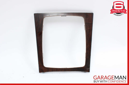 08-15 Mercedes W204 C250 C300 C350 Center Console Shift Shifter Bezel Trim Wood