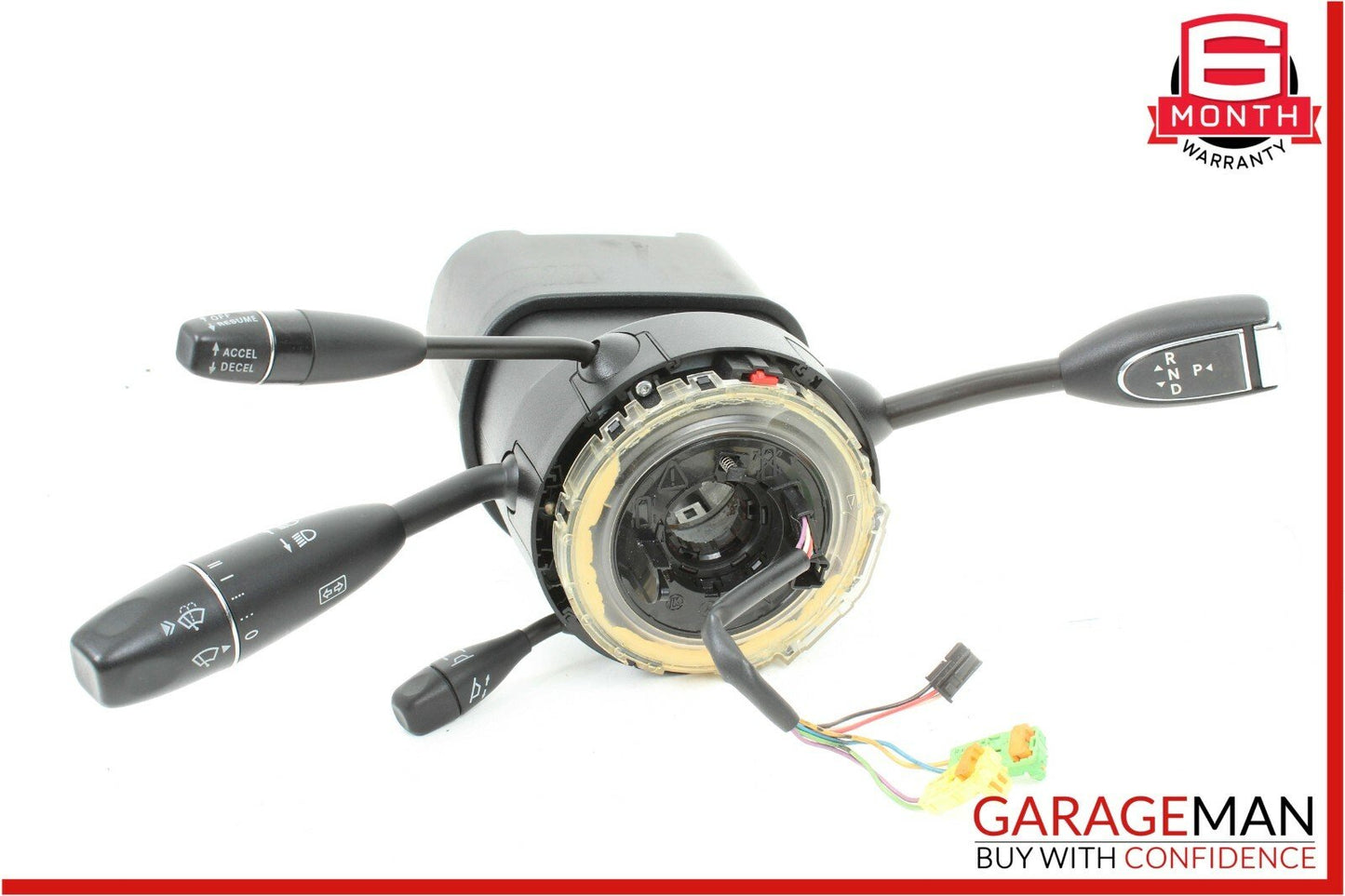 10-13 Mercedes W221 S63 AMG Steering Column Control Switches Assembly Black OEM