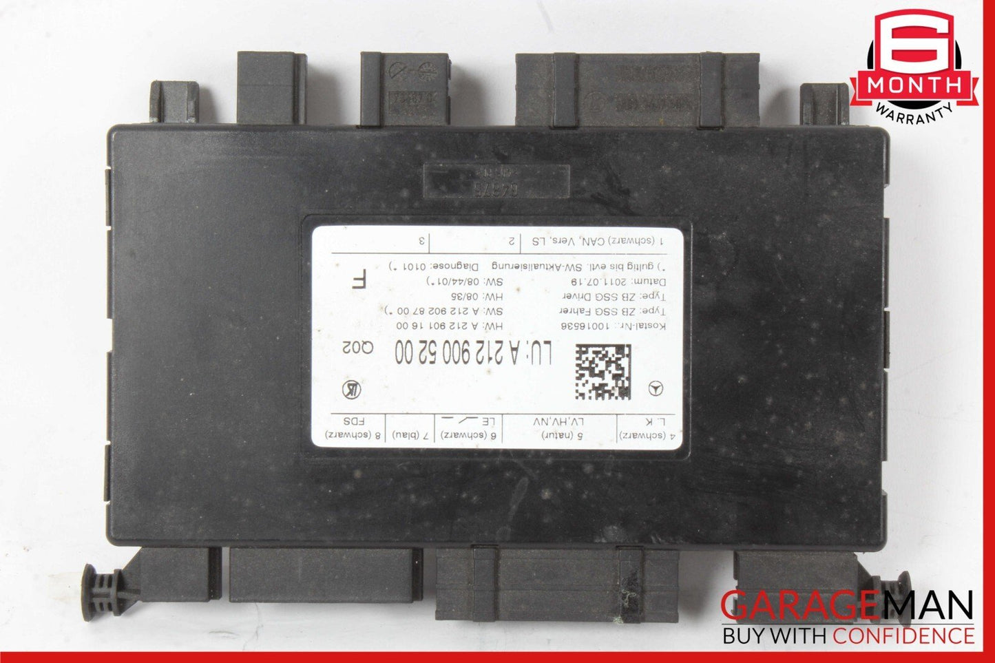 08-18 Mercedes E350 C250 C300 SLK300 Front Left Side Seat Control Module Unit