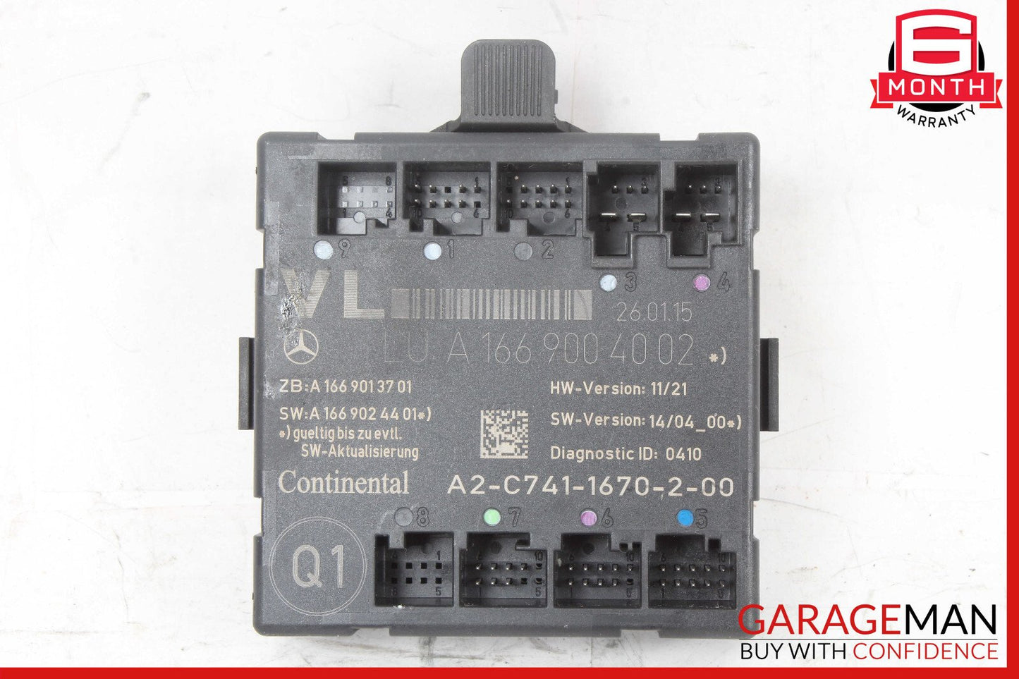 12-20 Mercedes W117 CLA250 Front Left Side Door Control Module Unit OEM