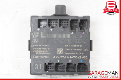 12-20 Mercedes W117 CLA250 Front Left Side Door Control Module Unit OEM