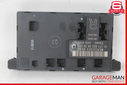 05-08 Mercedes R171 SLK280 SLK350 Front Right Side Door Computer Control Module