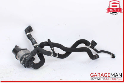 02-19 Mercedes W212 E400 AUX Auxiliary Circulation Water Pump w/ Hose Pipe OEM