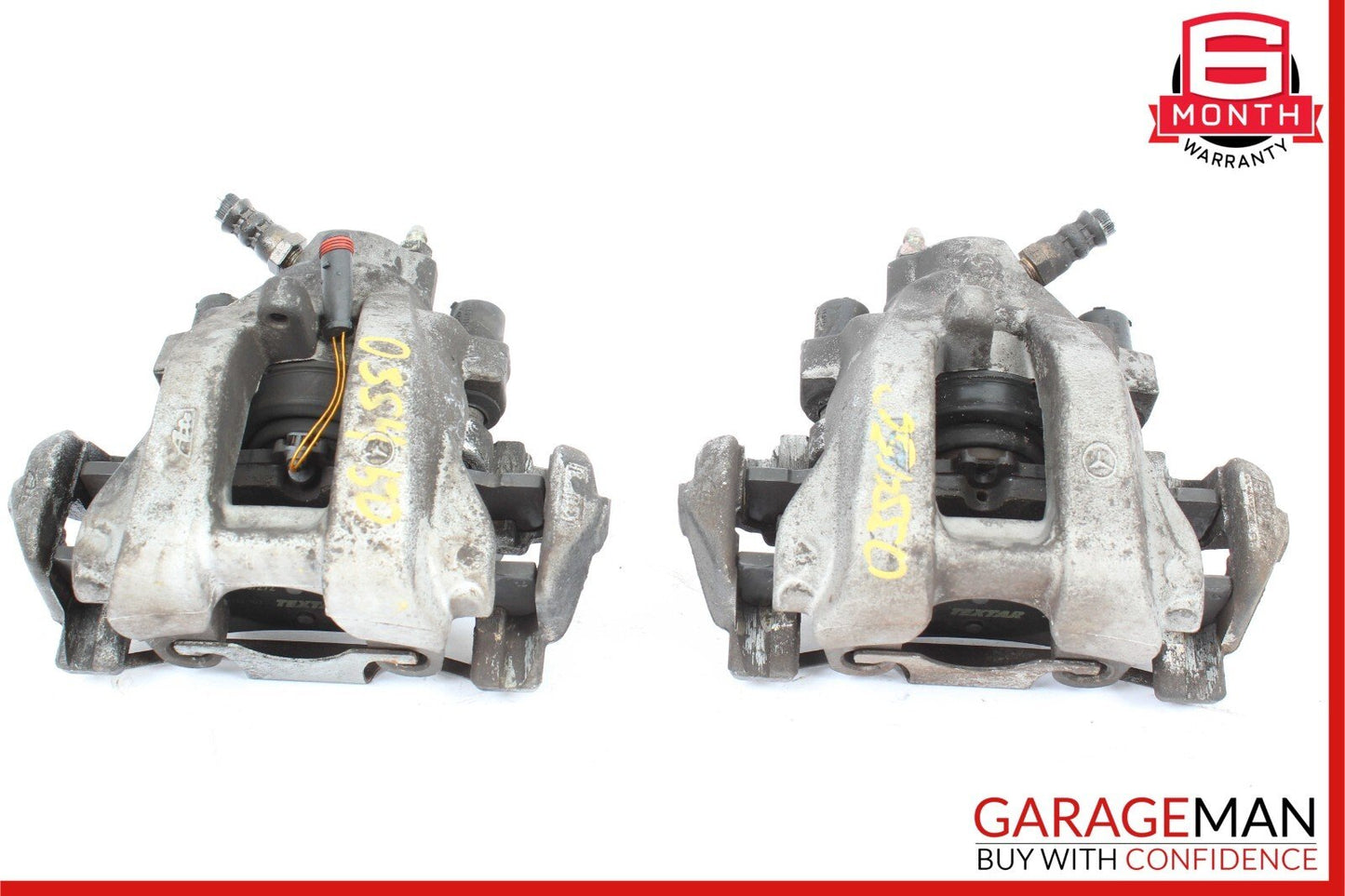 03-06 Mercedes W220 S430 Rear Left & Right Side Brembo Brake Calipers Set OEM