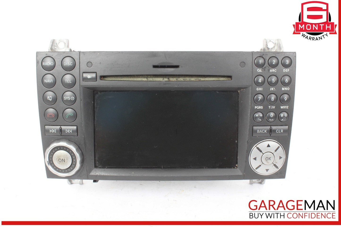 09-11 Mercedes R171 SLK300 SLK55 Head Unit Radio AM/FM CD Player 1719000800 OEM