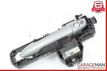 10-13 Mercedes W212 E350 Front Left Side Exterior Door Handle Assembly Silver