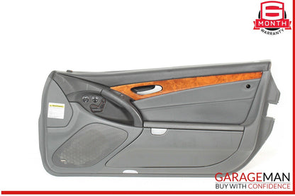 03-06 Mercedes R230 SL500 SL55 AMG Front Right Interior Door Panel Black OEM