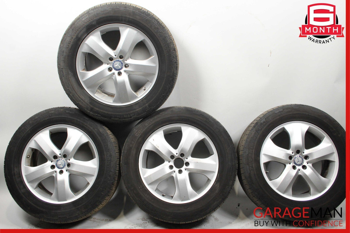 09-12 Mercedes X164 GL350 GL450 8.5Jx19H2 Complete Wheel Tire Rim Set of 4 Pc