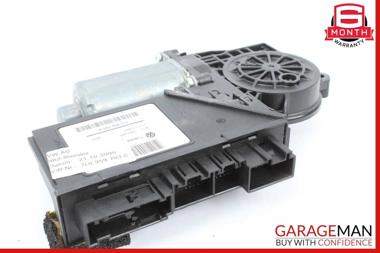 03-10 Porsche Cayenne 955 957 Rear Left Side Door Window Regulator Motor OEM