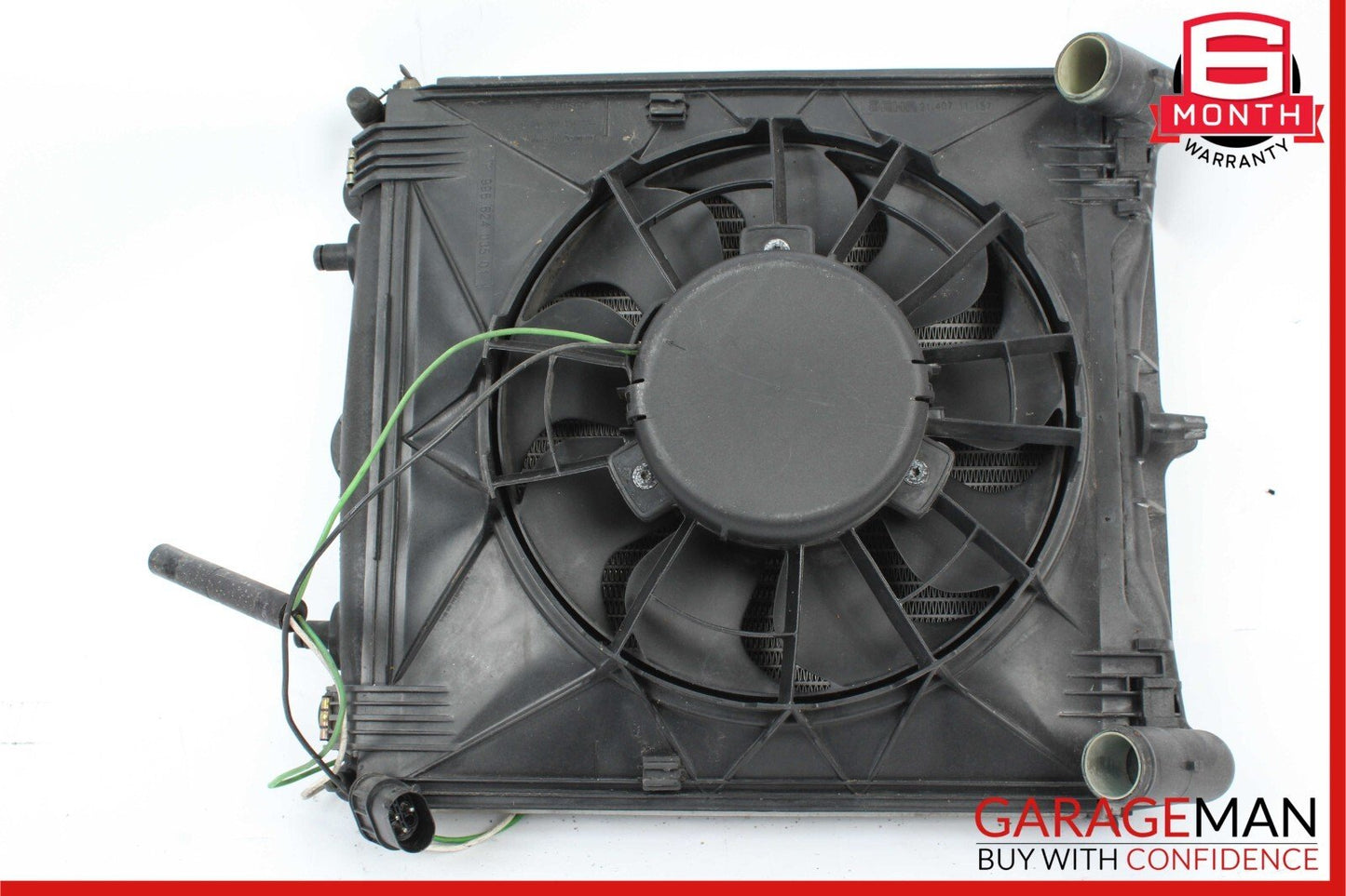 97-04 Porsche Boxster 986 Engine Cooling Radiator Fan Motor Shroud Assy