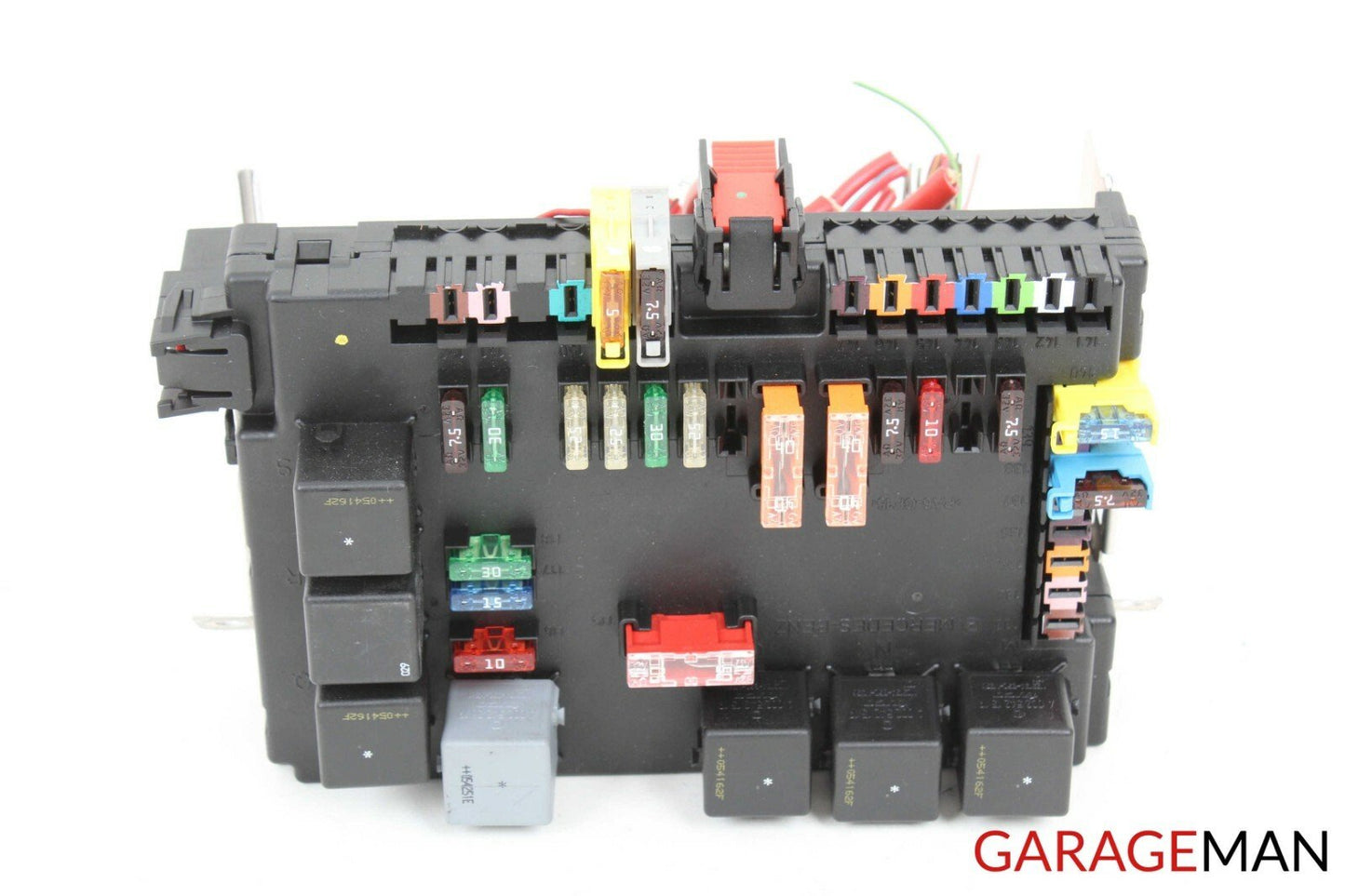 07-13 Mercedes W221 S550 CL550 Rear Trunk Fuse Box Relay Block 2215402550 OEM
