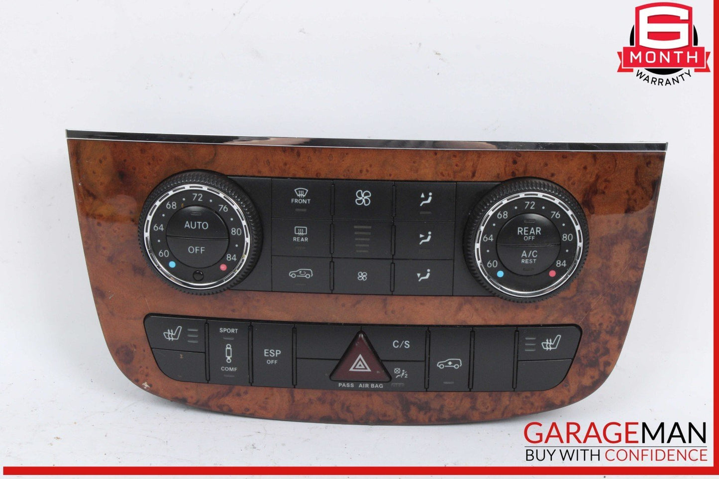 06-08 Mercedes-Benz R350 A/C Heater Climate Control Switch 2518208089 OEM
