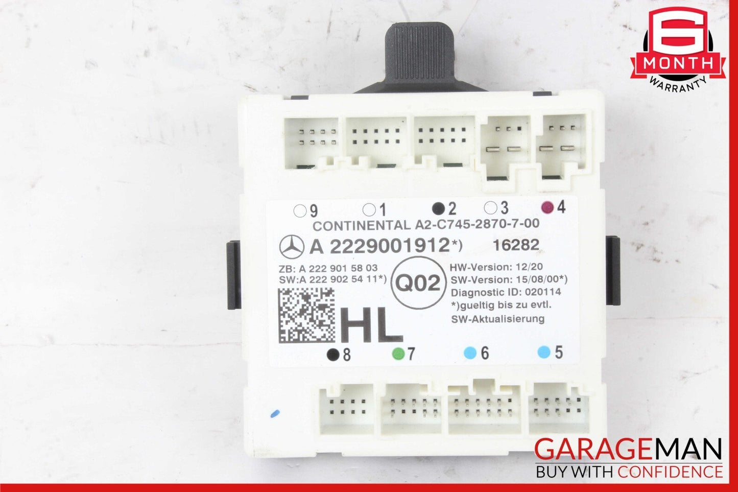 15-23 Mercedes W205 C300 C400 GLC300 Rear Left Side Door Control Module Unit OEM