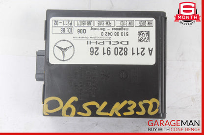 Mercedes R171 SLK350 CLK350 E320 C230 Anti Theft Alarm Module 2118209126 OEM