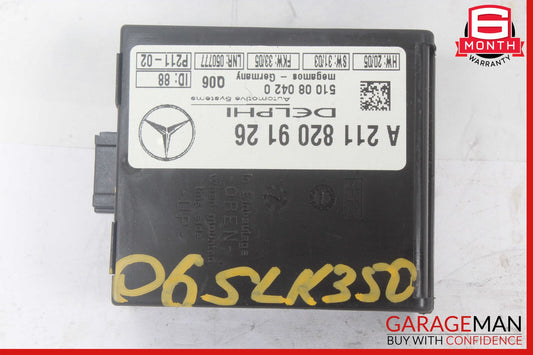 Mercedes R171 SLK350 CLK350 E320 C230 Anti Theft Alarm Module 2118209126 OEM