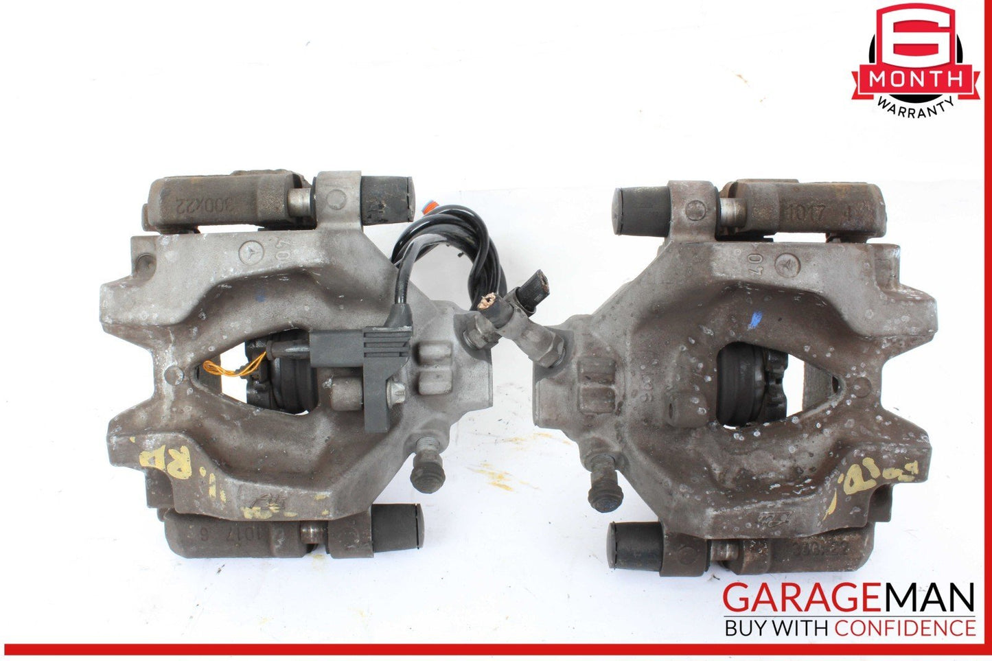 10-18 Mercedes W212 E350 Rear Left & Right Side Brake Caliper Calipers Set OEM