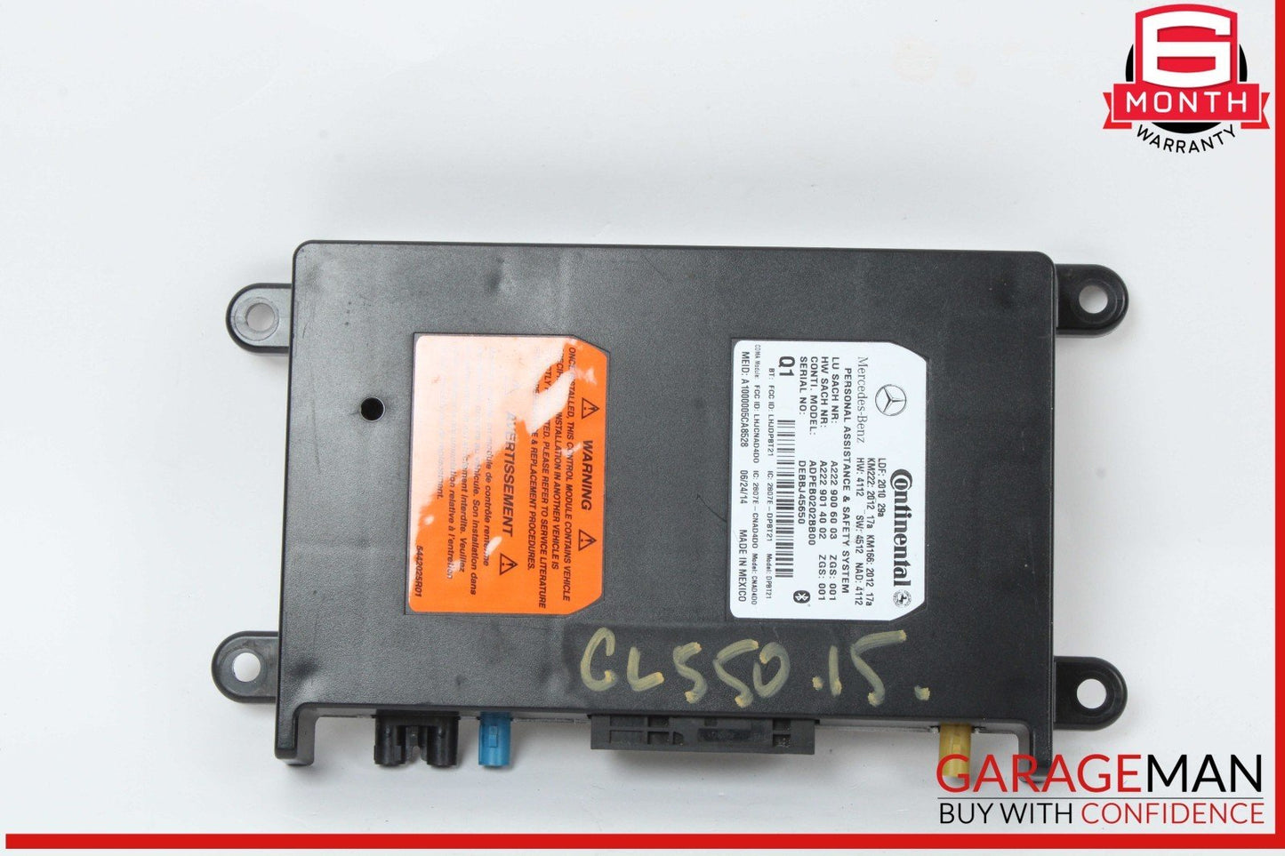 10-20 Mercedes X166 GL550 C400 GLA250 SL400 Communication Control Module OEM