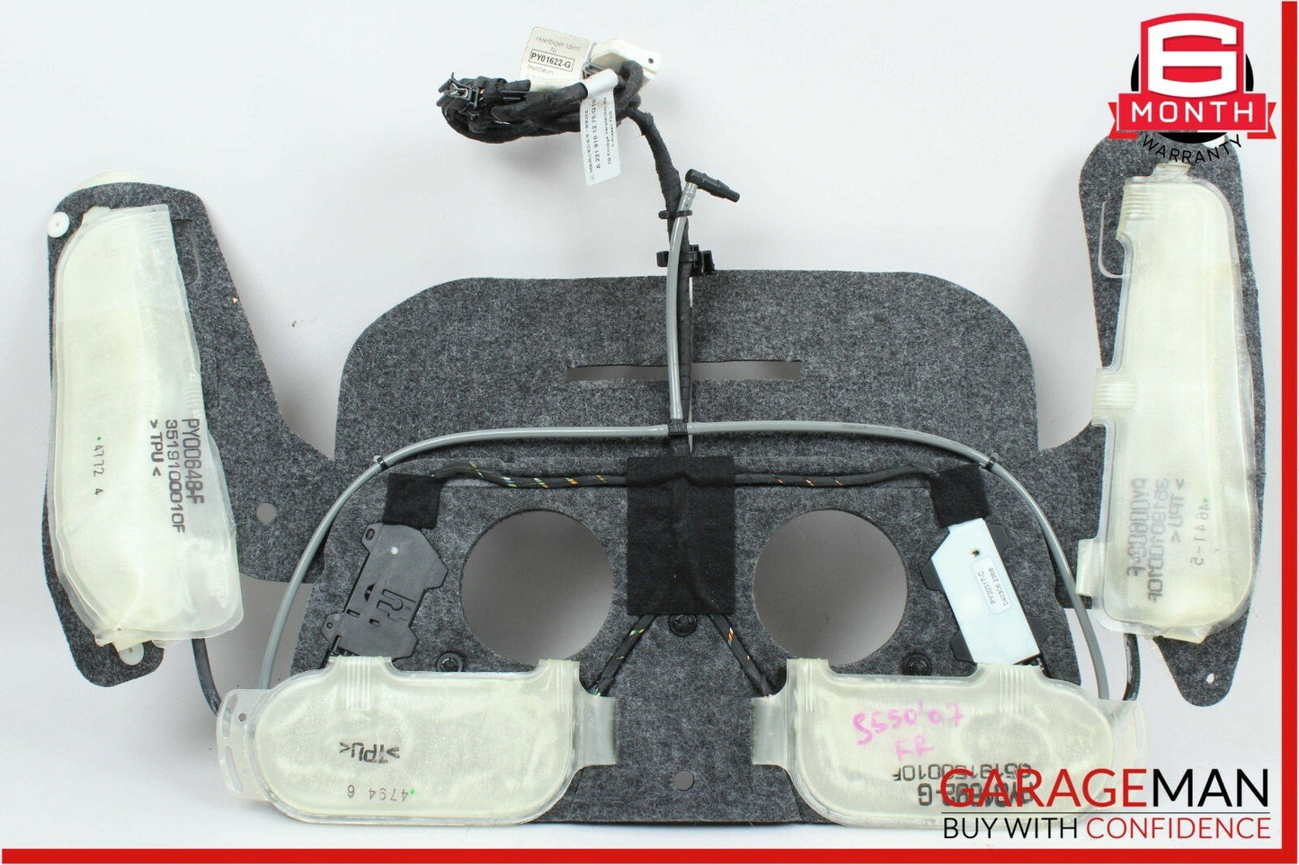 07-09 Mercedes W221 S550 Front Right Lower Bottom Seat Dynamic Bladder Bolster