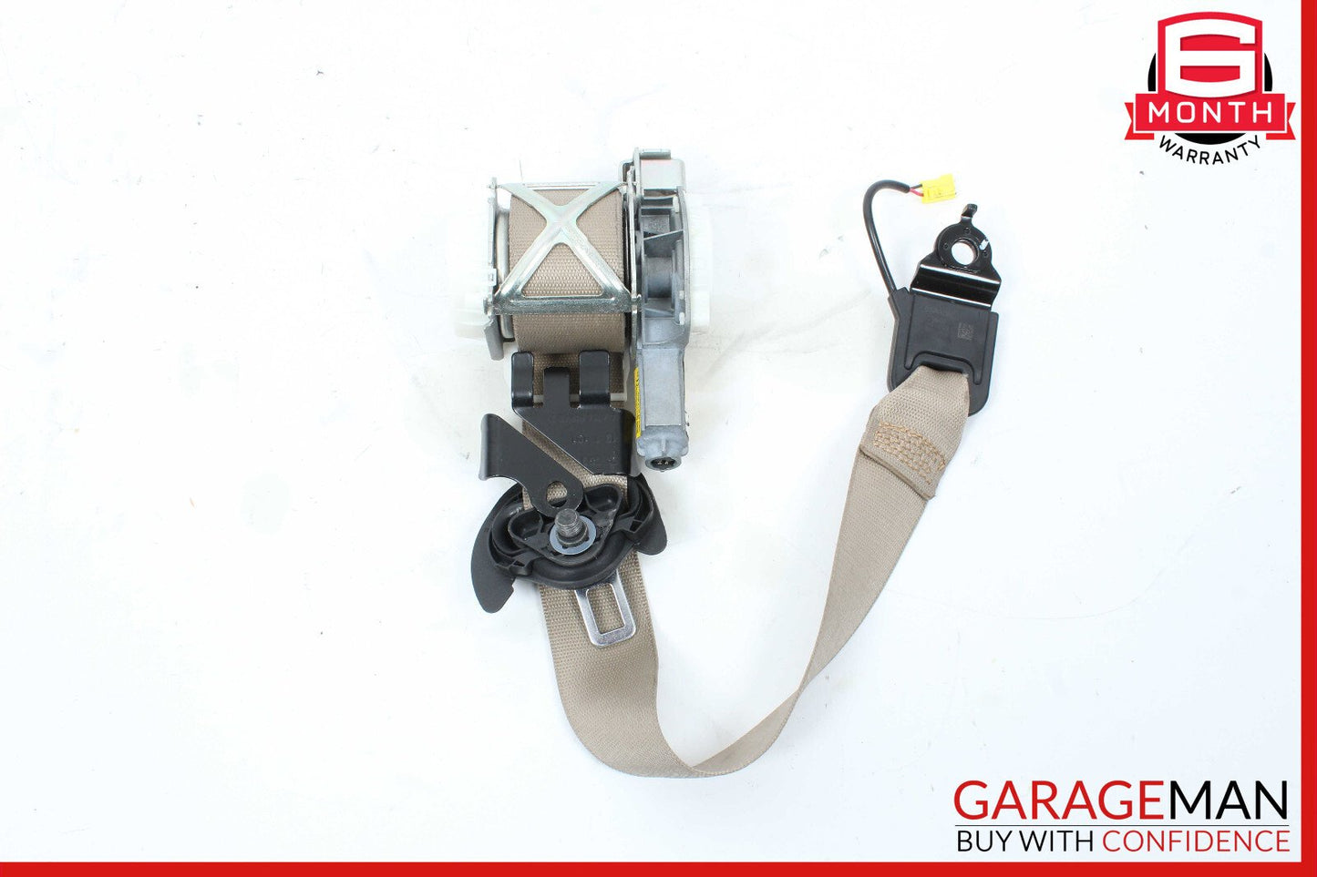 08-14 Mercedes W204 C250 Front Right Side Seatbelt Seat Belt Retractor Beige