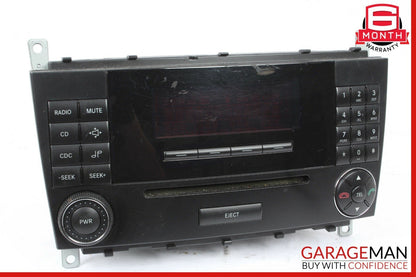 05-07 Mercedes W203 C230 C350 Radio AM FM CD Player Display Screen Head Unit