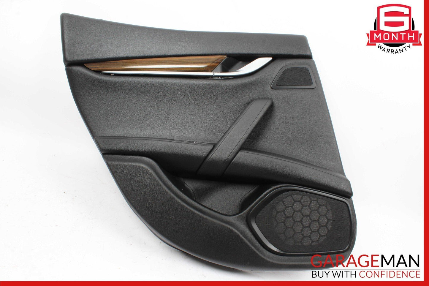 14-17 Maserati Ghibli Rear Left Side Interior Door Trim Panel Assembly Black OEM